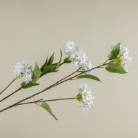 44" WHITE HYDRANGEA SPRAY