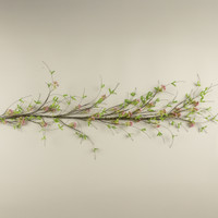 5' PINK BOXWOOD & WILDFLOWER VINE GARLAND
