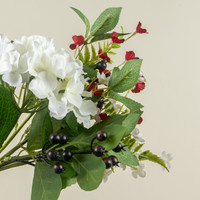 15" RED, WHITE & BLUE BERRY & HYDRANGEA BUNDLE