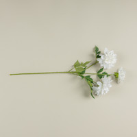 25.5" WHITE DAHLIA SPRAY