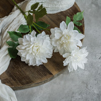25.5" WHITE DAHLIA SPRAY