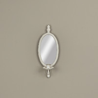 OVAL MIRROR TAPER CANDLE WALL SCONCE