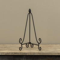 13.75" BLACK SCROLL EASEL