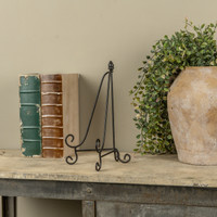 13.75" BLACK SCROLL EASEL