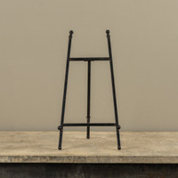 13" AGED BLACK EASEL