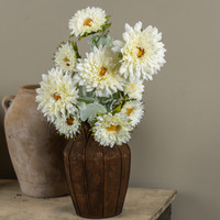 25.5" CREAM GARDEN MUM STEM