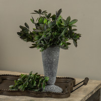 13.75" PURPLE TIPPED LEAF BUSH
