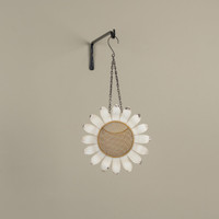 10.25" HANGING DAISY BIRD FEEDER