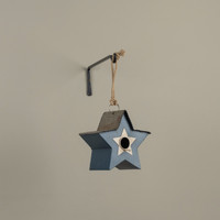 BLUE STAR BIRDHOUSE