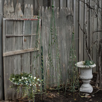 SET/ 3 GREEN LEAF TRELLISES*