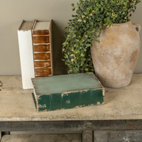 GREEN VINTAGE BOOK BOX