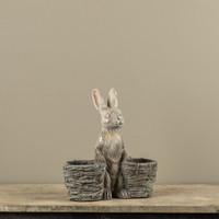 BUNNY W/ PAIR OF BASKETS