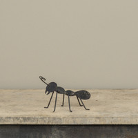 6" METAL ANT