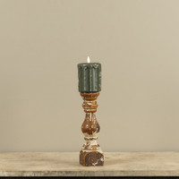 10.5" STEPHANIE PILLAR CANDLE HOLDER