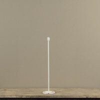 20.25" WHITE NEWTOWN TAPER CANDLESTICK