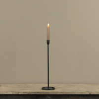 16.25" BLACK NEWTON TAPER CANDLESTICK