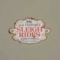 17" SLEIGH RIDES SIGN