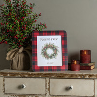 8" X 10" RED GINGHAM PHOTO FRAME
