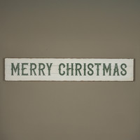 63.5" HORIZONTAL MERRY CHRISTMAS SIGN