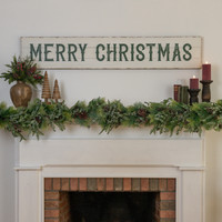 63.5" HORIZONTAL MERRY CHRISTMAS SIGN