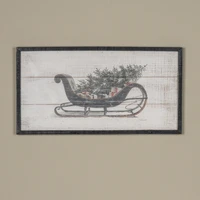 24" LOADED SLEIGH FRAMED PRINT