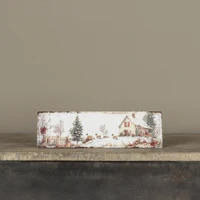 12" CHRISTMAS COTTAGE SIGN