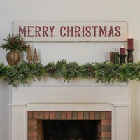 63.5" HORIZONTAL RED MERRY CHRISTMAS SIGN
