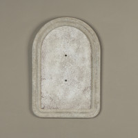 22.25" CREAM ARCHED CUSTOMIZABLE MAGNETIC WALL PLAQUE