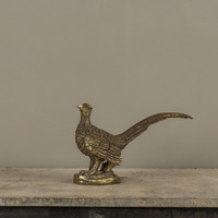 GOLD PHEASANT STATUETTE