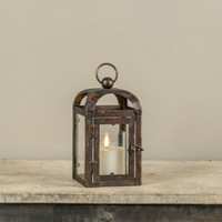 8.5" BRONZE ARCHED LANTERN