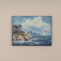 24" PATRIOTIC SAILBOAT PRINT