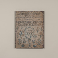 24" VINTAGE SAMPLER PRINT