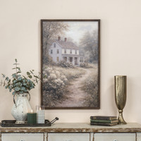 30" FOREST COTTAGE PRINT