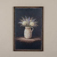 30" FRESH PICKED FLOWER VASE PRINT