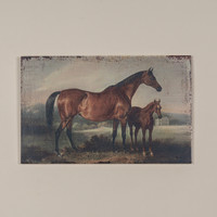 22" HORSE W/ FOAL PRINT