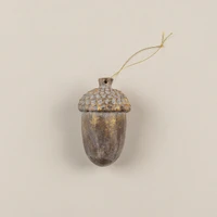 AGED ACORN ORNAMENT