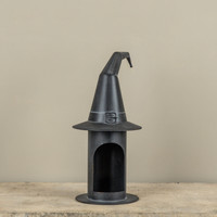 16" WITCH'S HAT PILLAR CANDLE HOLDER