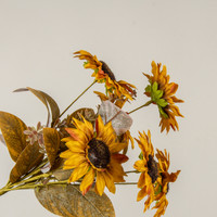 17" DARK YELLOW SUNFLOWER BUSH