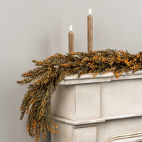 6' ORANGE TIPPED JUNIPER GARLAND