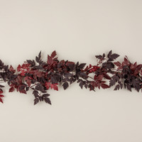 6' BURGUNDY BERRY & BUGBANE LEAF GARLAND