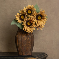 20" TAN SUNFLOWER BUSH
