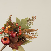 16" MAPLE LEAF & POMEGRANATE PICK