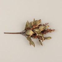 16" BROWN EUCALYPTUS & LAUREL LEAF PICK