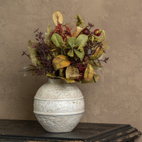 17" MAPLE LEAF, EUCALYPTUS & BERRY BUNDLE