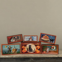 SET/ 6 HALLOWEEN STACKING BOXES