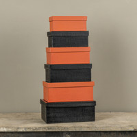 SET/ 6 HALLOWEEN STACKING BOXES