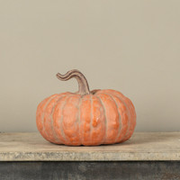 7" DUSTY ORANGE PUMPKIN