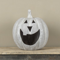 15" GREY BIG MOUTH PUMPKIN