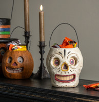 SKELETON CANDY CONTAINER W/ HANDLE