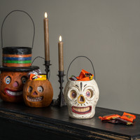 SKELETON CANDY CONTAINER W/ HANDLE